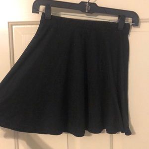 Black skater skirt
